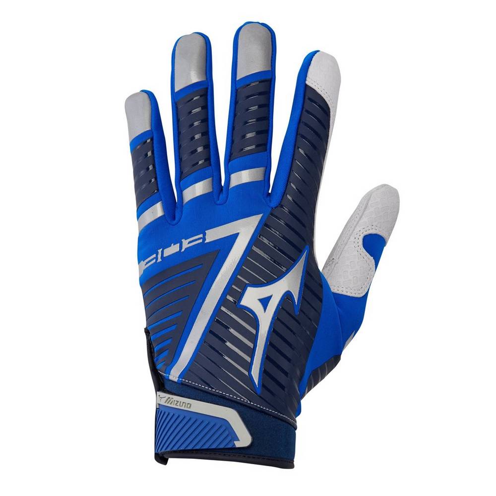 Guantes Mizuno B-130 Adult Baseball Batting Hombre Azul Marino/Azul Real España XHPZ-89312